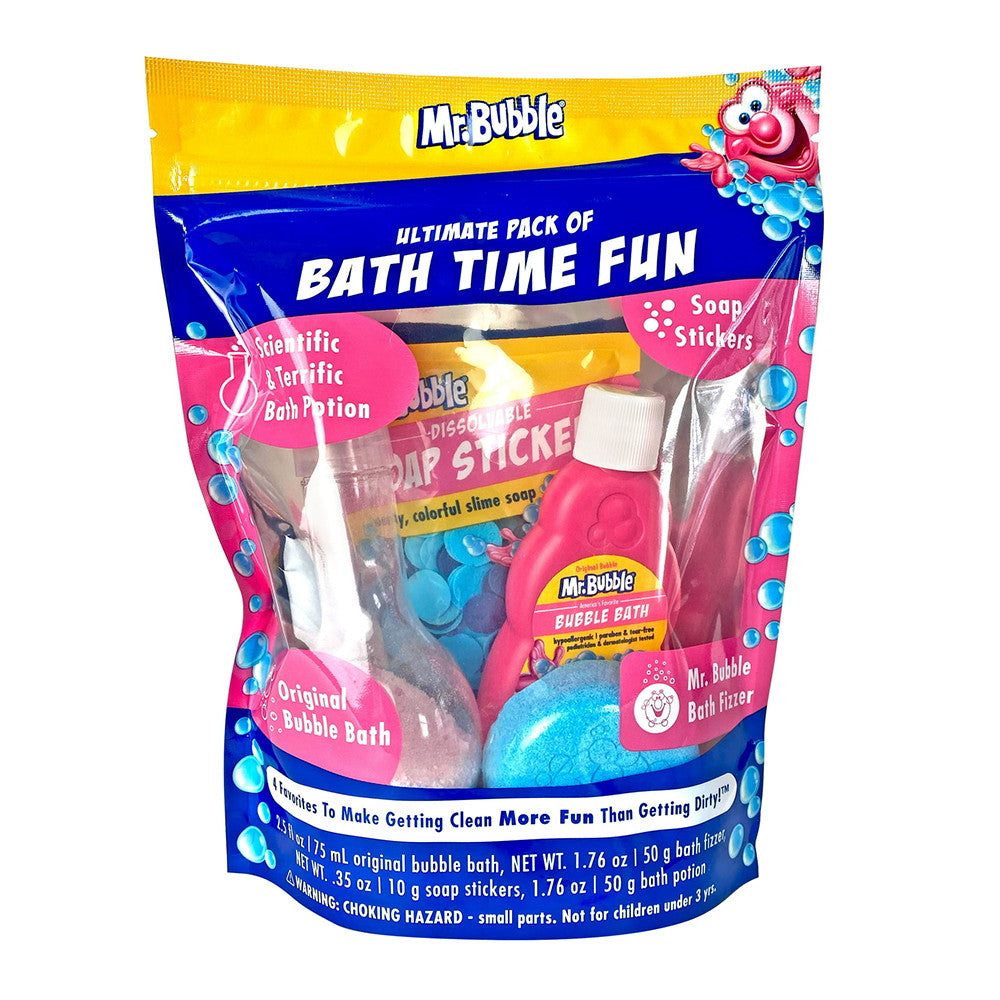 Mr Bubble Ultimate Pack of Bath Time Fun Soap, 4 Ea